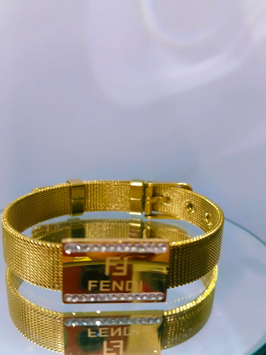 Gold Hand Cuff Bracelet for Women | Adjustable Statement Jewelry | Anayas Fashion