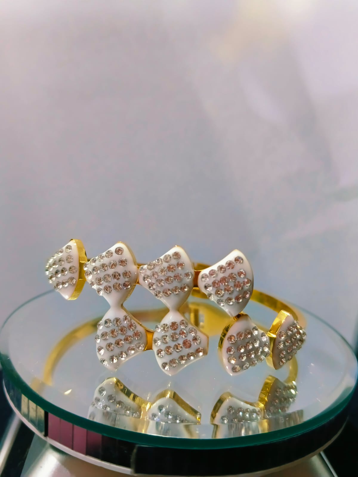 Gold Hand Cuff Bracelet for Women | Adjustable Statement Jewelry | Anayas Fashion