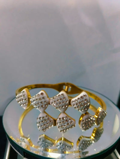 Gold Hand Cuff Bracelet for Women | Adjustable Statement Jewelry | Anayas Fashion