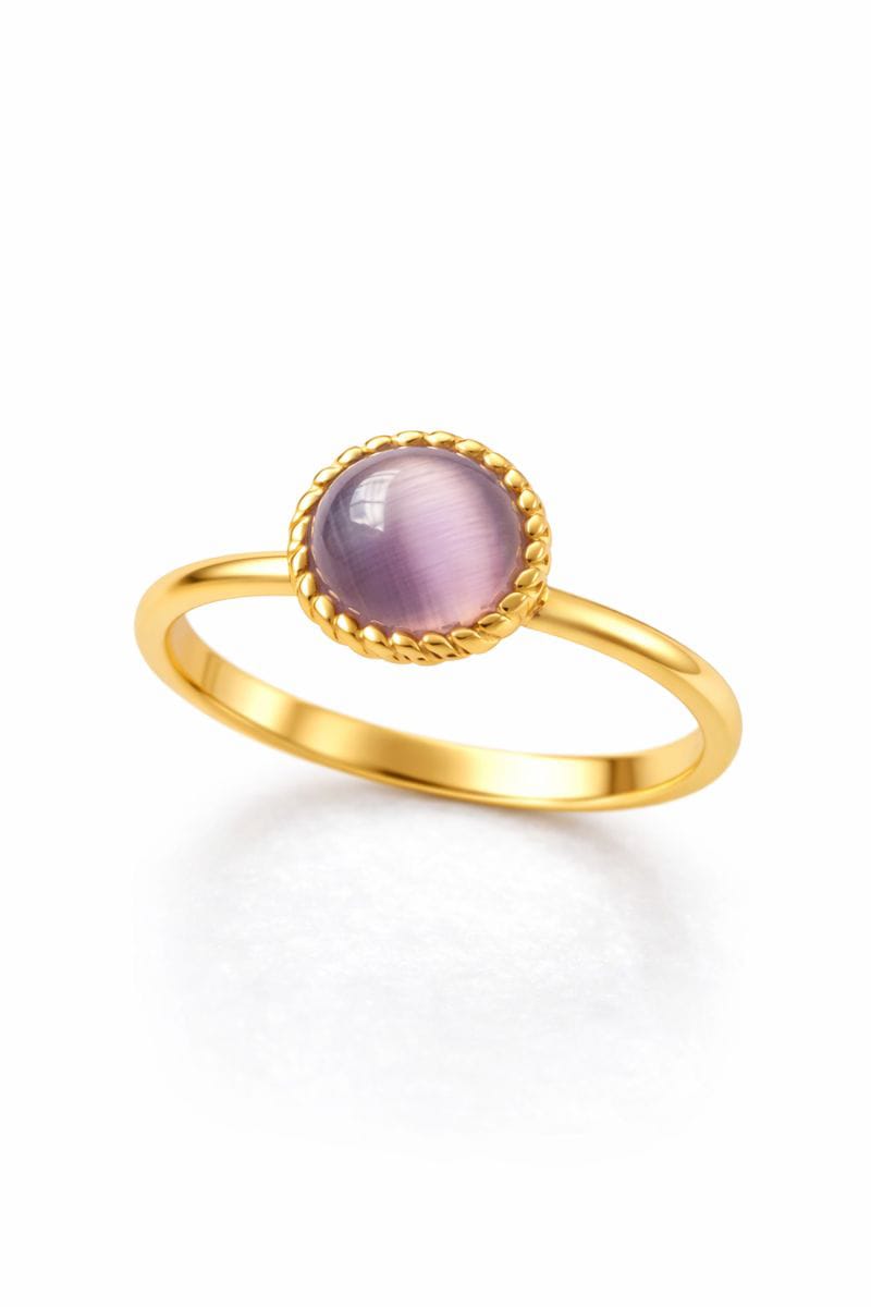 Gold Ring for Women – Elegant Floral Adjustable Ring | Minimalist Jewelry Gift