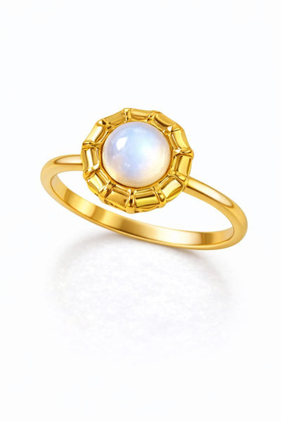 Gold Ring for Women – Elegant Floral Adjustable Ring | Minimalist Jewelry Gift