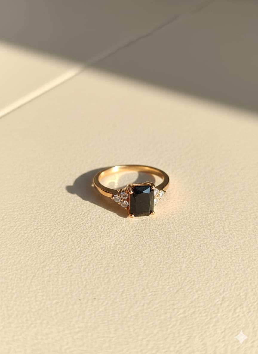 Gold Ring for Women – Elegant Floral Adjustable Ring | Minimalist Jewelry Gift