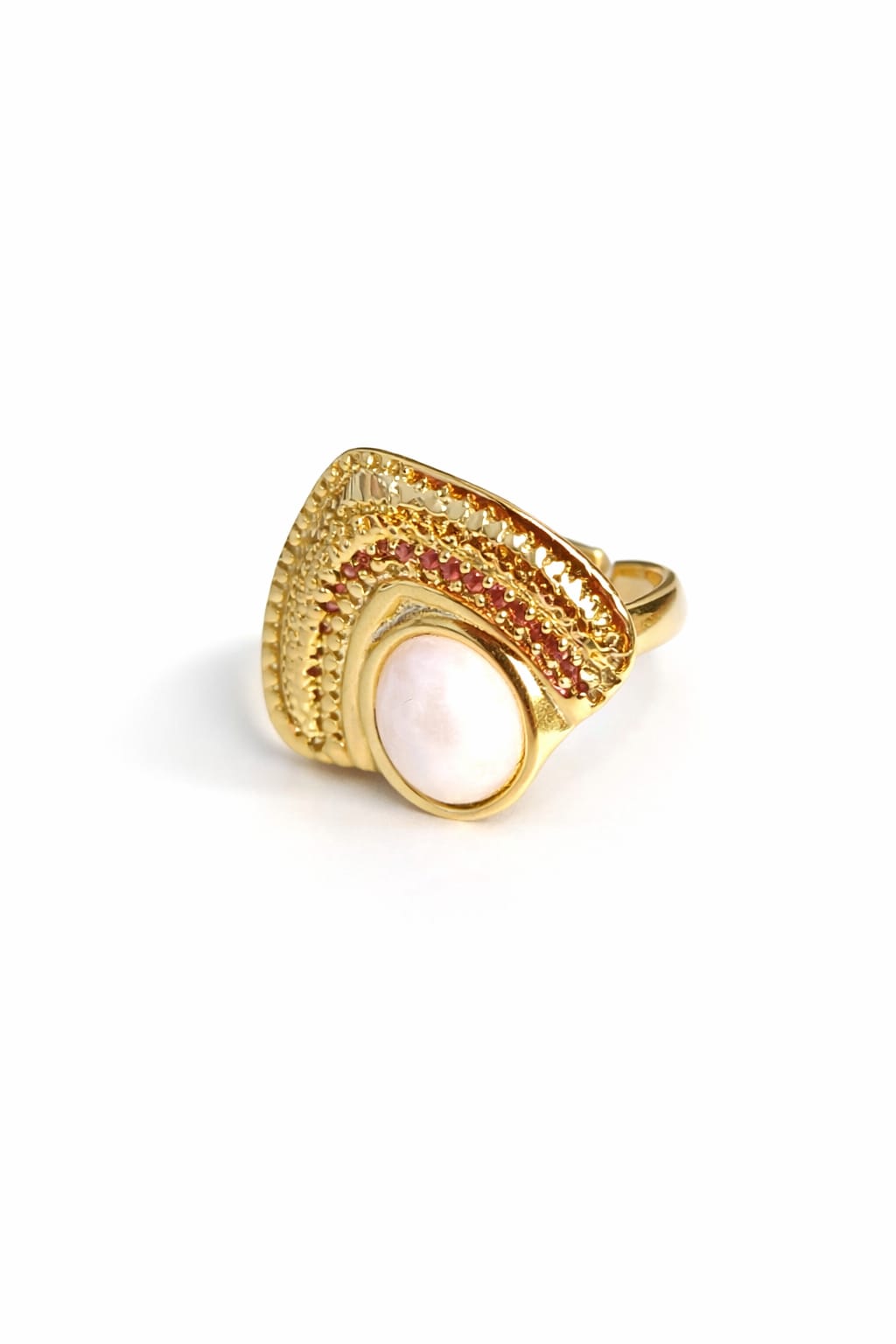 Gold Ring for Women – Elegant Floral Adjustable Ring | Minimalist Jewelry Gift