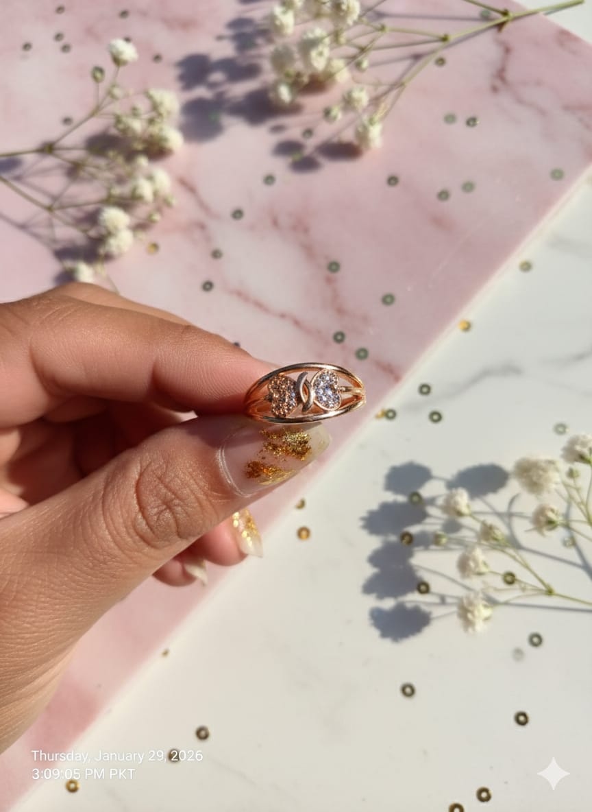 Gold Ring for Women – Elegant Floral Adjustable Ring | Minimalist Jewelry Gift